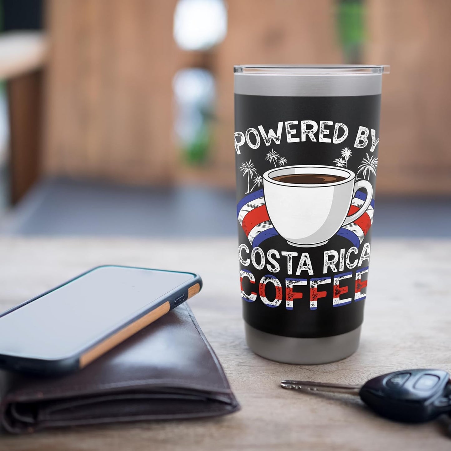 Costa Rica Rica Coffee Lover Vacation Travel Costa Rica Stainless Steel Insulated Tumbler