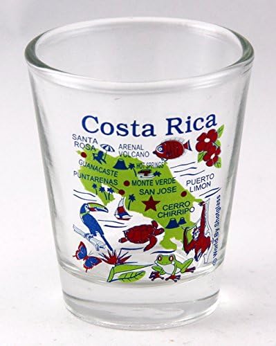 Costa Rica Boxed Shot Glass Set (Set of 2)