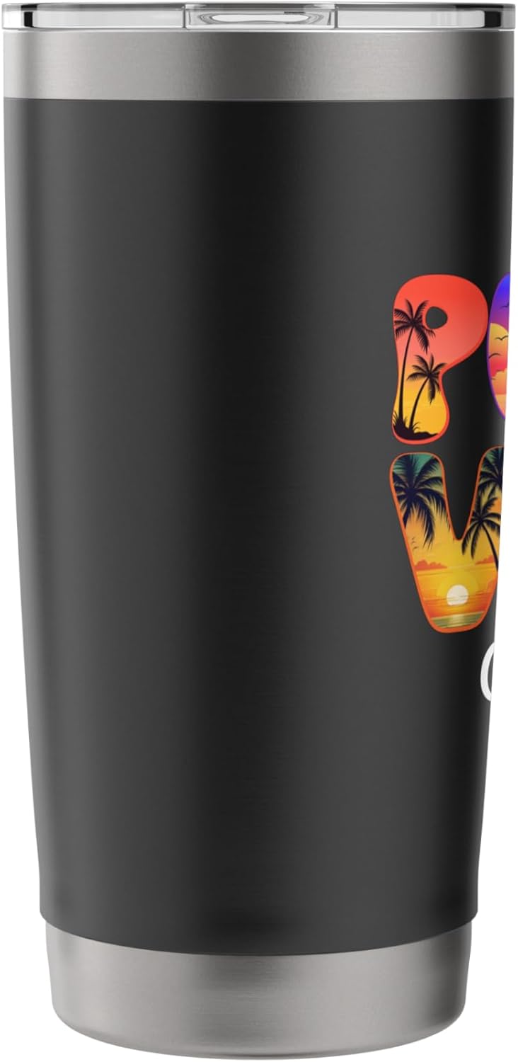 Pura Vida Costa Rica Nature Central America Travel Vacation Stainless Steel Insulated Tumbler
