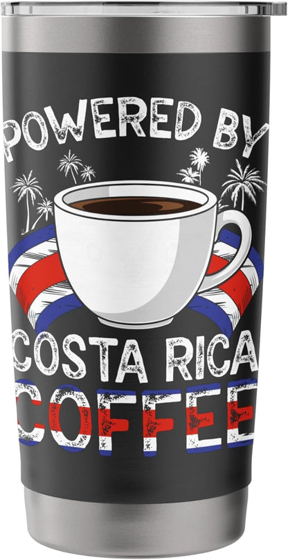 Costa Rica Rica Coffee Lover Vacation Travel Costa Rica Stainless Steel Insulated Tumbler