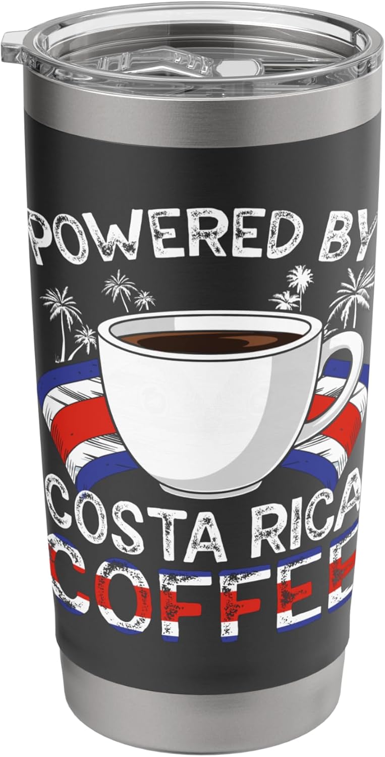 Costa Rica Rica Coffee Lover Vacation Travel Costa Rica Stainless Steel Insulated Tumbler