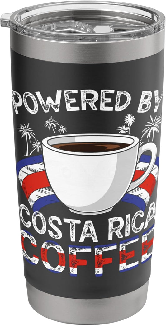 Costa Rica Rica Coffee Lover Vacation Travel Costa Rica Stainless Steel Insulated Tumbler