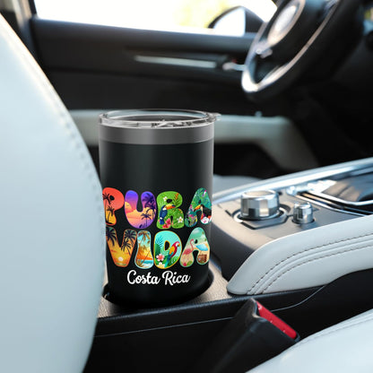 Pura Vida Costa Rica Nature Central America Travel Vacation Stainless Steel Insulated Tumbler