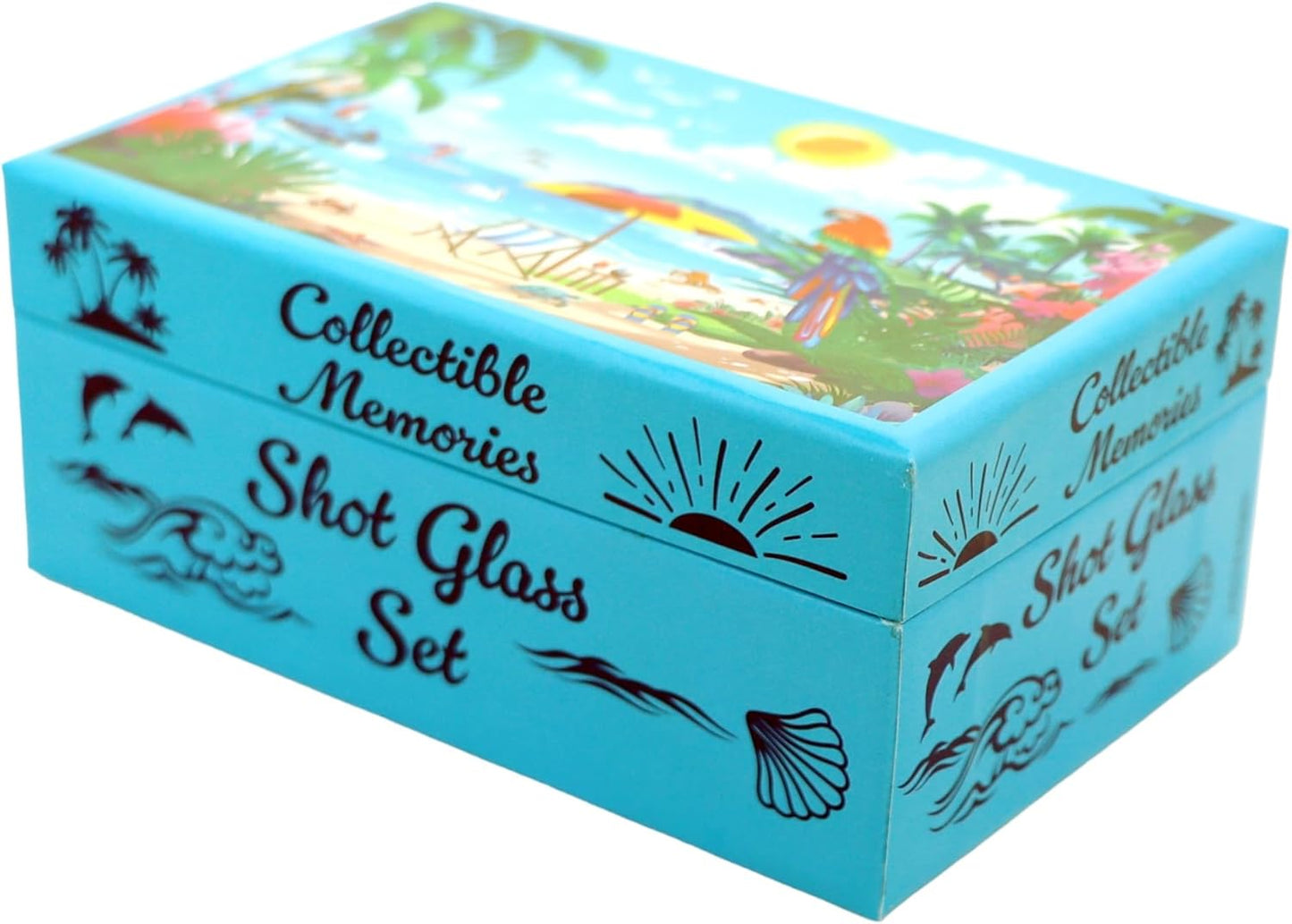 Costa Rica Boxed Shot Glass Set (Set of 2)