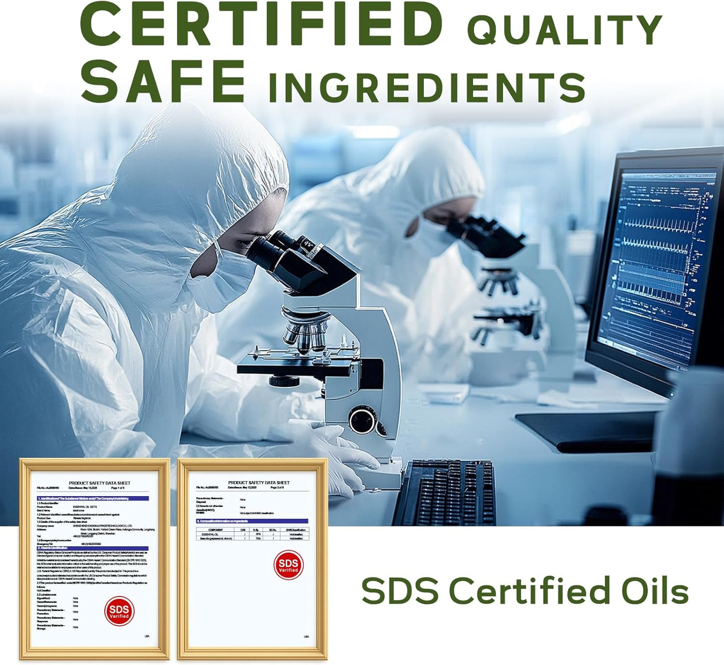 Essential Oils for Diffusers for Home – 12-Pack Essential Oil Set for Sleep & Refreshing Scents – Premium Aromatherapy Diffuser Oils Scents for Home in Wooden Gift Box