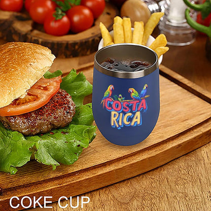 Costa Ricas Parrot Bird Cute Travel Coffee Mugs Insulated Cup Tumbler with Lid for Cold & Hot Drinks Water Bottle