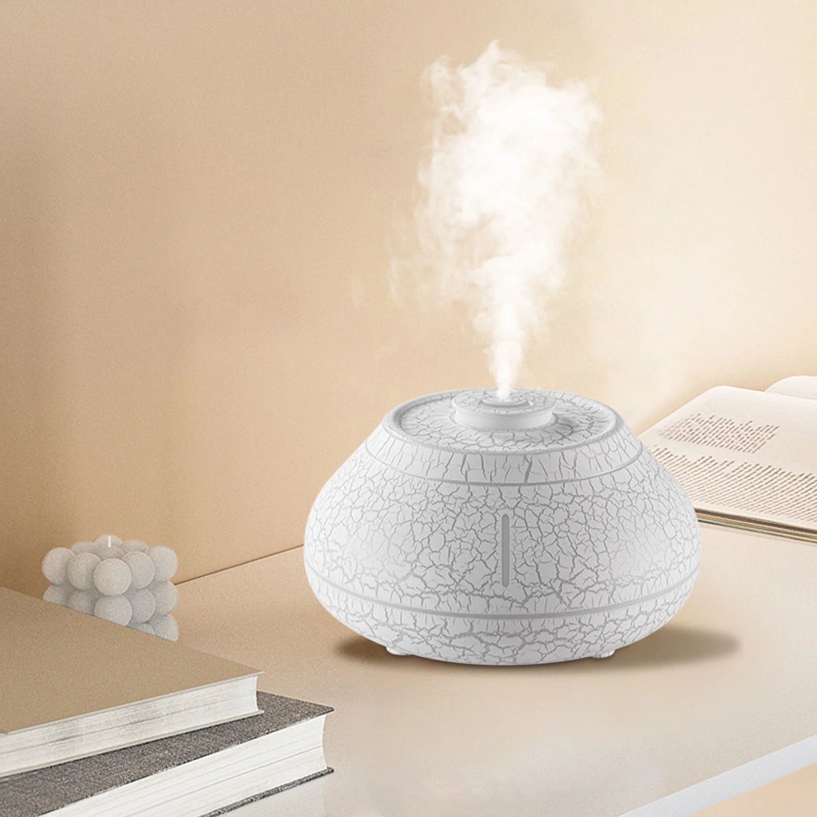 Upgraded Volcano Diffuser Flame Aromatherapy Humidifier Flame Diffuser 7 Colors Adjustabled Aroma Diffusers with Cold Mist Simulation & Flame Lamp Effect Room Home Bedroom Office Decor
